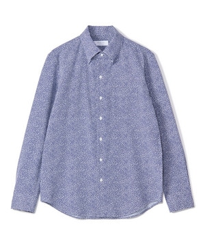 【ACTIVE TAILOR/アクティブテイラー】ドットエアーフラワープリントドレスシャツ＜ストレッチ/吸水速乾/通気性＞