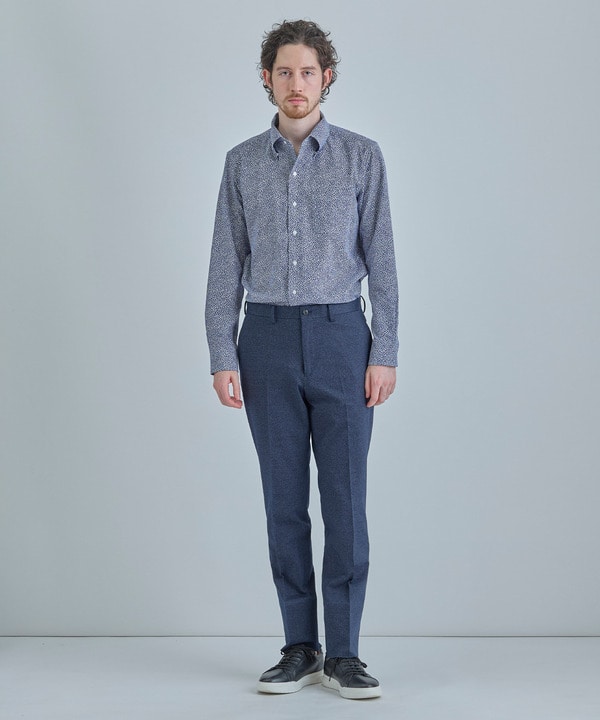 【ACTIVE TAILOR/アクティブテイラー】ドットエアーフラワープリントドレスシャツ＜ストレッチ/吸水速乾/通気性＞ 詳細画像 5