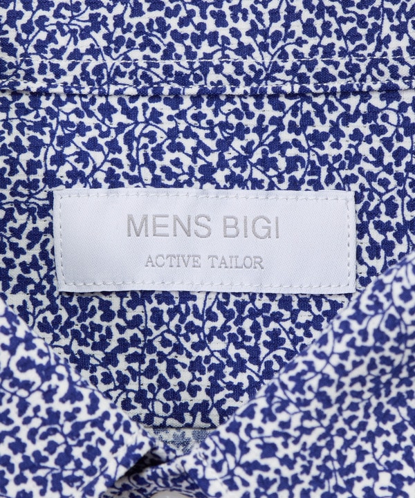 【ACTIVE TAILOR/アクティブテイラー】ドットエアーフラワープリントドレスシャツ＜ストレッチ/吸水速乾/通気性＞ 詳細画像 8