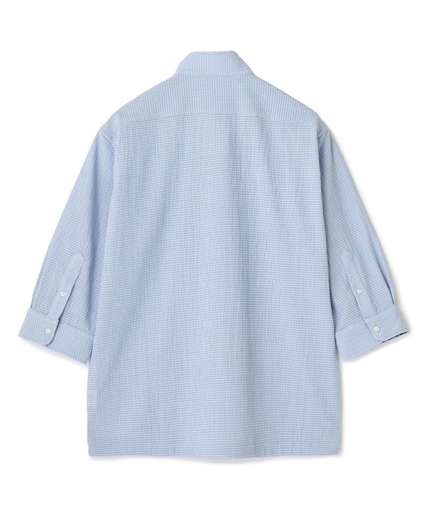 ストレッチサッカー七分袖シャツ＜ストレッチ/通気性＞ 詳細画像 14