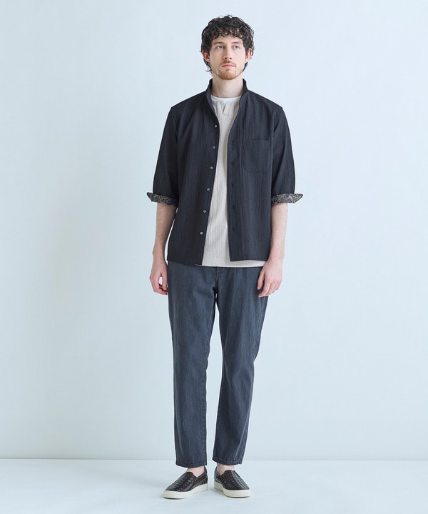 ストレッチサッカー七分袖シャツ＜ストレッチ/通気性＞ 詳細画像 9