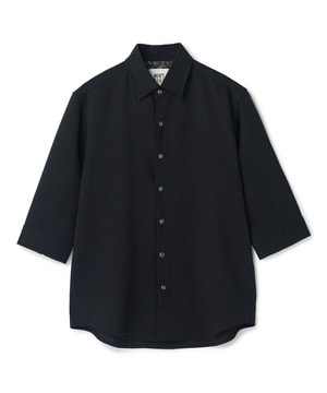 ブッチャー七分袖シャツ＜ストレッチ/イージーケア/吸汗性/通気性＞