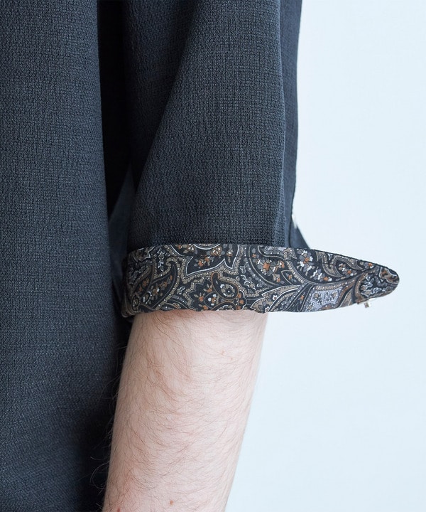 ブッチャー七分袖シャツ＜ストレッチ/イージーケア/吸汗性/通気性＞ 詳細画像 13