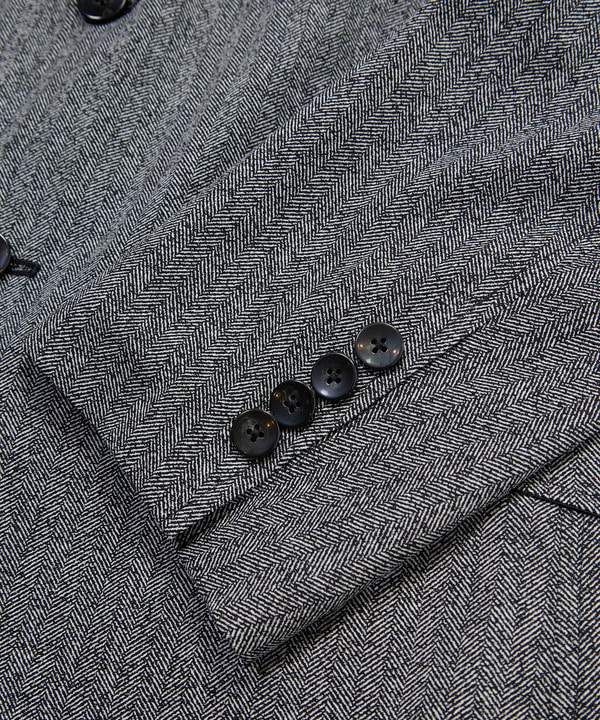【ACTIVE TAILOR】Dot Air ヘリンボーン&times;千鳥格子/デニム柄 セットアップジャケット＜通気性/吸水速乾/ストレッチ＞ 詳細画像 16