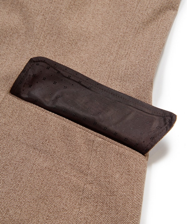 【ACTIVE TAILOR】Dot Air ヘリンボーン&times;千鳥格子/デニム柄 セットアップジャケット＜通気性/吸水速乾/ストレッチ＞ 詳細画像 26