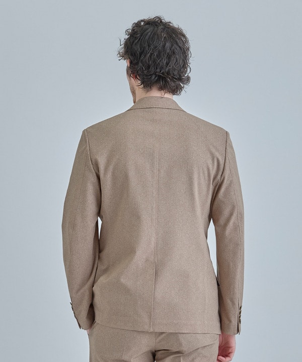 【ACTIVE TAILOR】Dot Air ヘリンボーン&times;千鳥格子/デニム柄 セットアップジャケット＜通気性/吸水速乾/ストレッチ＞ 詳細画像 3