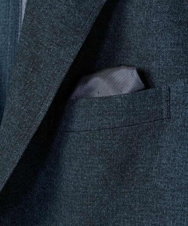 【ACTIVE TAILOR】Dot Air ヘリンボーン&times;千鳥格子/デニム柄 セットアップジャケット＜通気性/吸水速乾/ストレッチ＞ 詳細画像 34