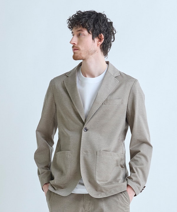 【COVEROSS&reg; W/カバロスダブル】別注 リカバリーセットアップジャケット＜血行促進/抗酸化作用/遠赤外線効果＞ 詳細画像 1