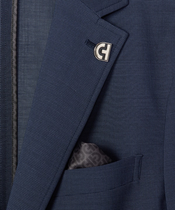 【COLE HAAN/コール ハーン】別注 サマーサイロフィルウールピンチェックジャケット＜通気性＞ 詳細画像 10