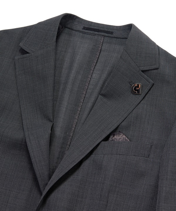 【COLE HAAN/コール ハーン】別注 サマーサイロフィルウールピンチェックジャケット＜通気性＞ 詳細画像 8