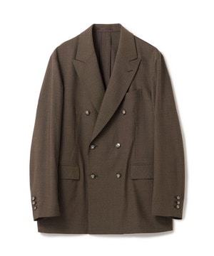 【MARLANE/マルラーネ】ウールシャンブレー リラックスフィットジャケット