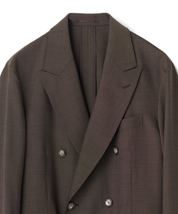 【MARLANE/マルラーネ】ウールシャンブレー リラックスフィットジャケット 詳細画像 1