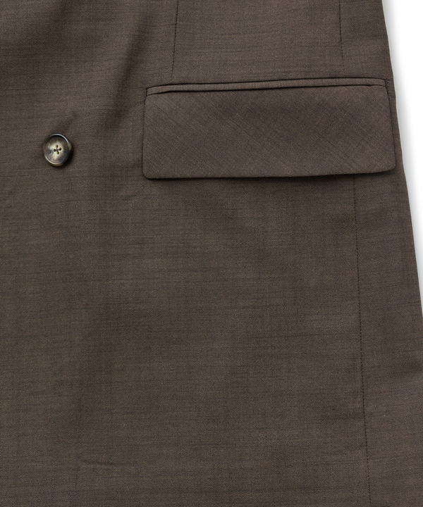 【MARLANE/マルラーネ】ウールシャンブレー リラックスフィットジャケット 詳細画像 4