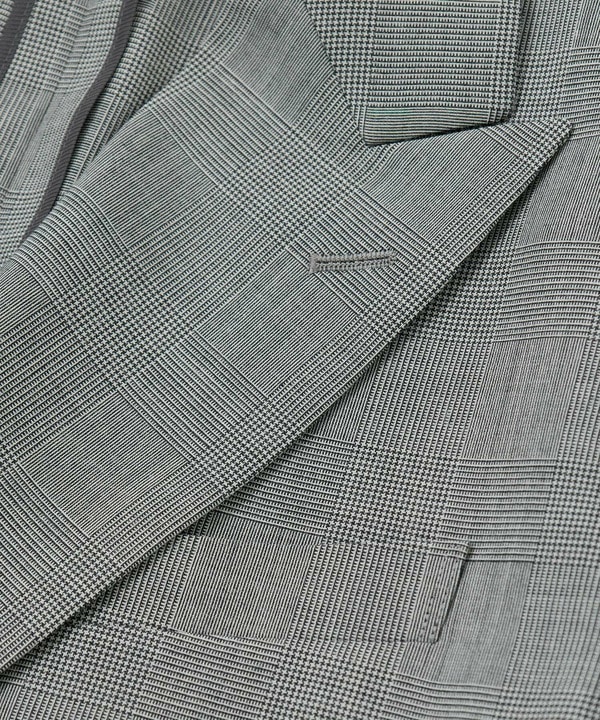 SMART MERINOウールトロピカル/グレンチェック ダブルジャケット＜防シワ＞＜軽量＞＜ストレッチ＞ 詳細画像 19