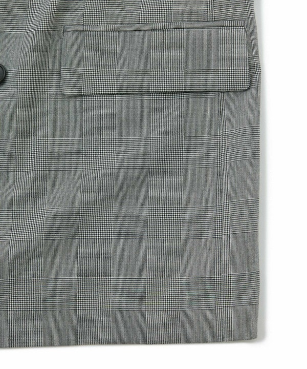 SMART MERINOウールトロピカル/グレンチェック ダブルジャケット＜防シワ＞＜軽量＞＜ストレッチ＞ 詳細画像 20