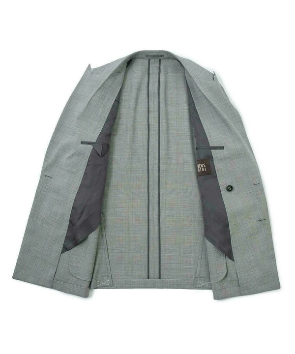 SMART MERINOウールトロピカル/グレンチェック ダブルジャケット＜防シワ＞＜軽量＞＜ストレッチ＞ 詳細画像 22