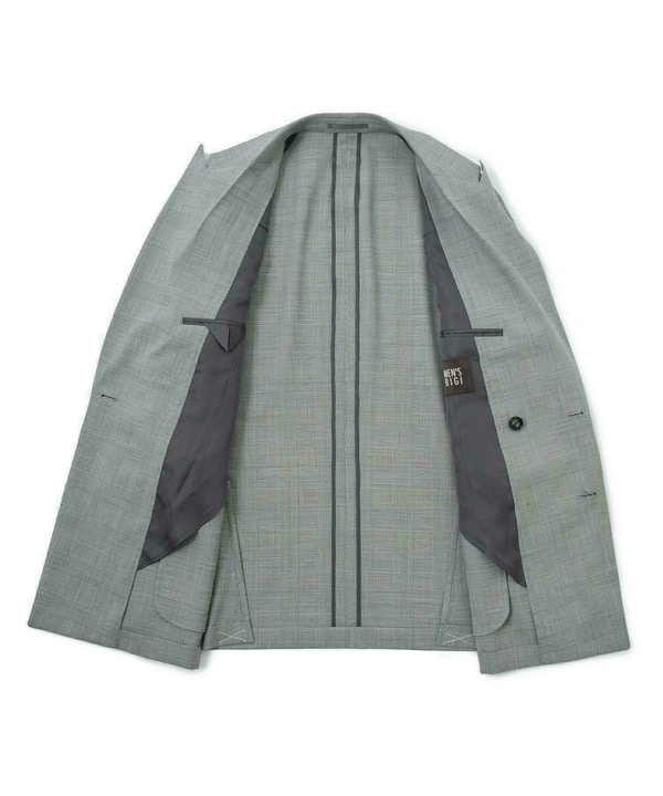 SMART MERINOウールトロピカル/グレンチェック ダブルジャケット＜防シワ＞＜軽量＞＜ストレッチ＞ 詳細画像 27