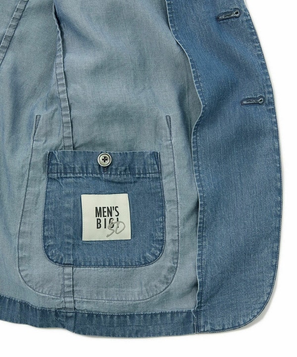 テンセルダンガリーテーラードジャケット 詳細画像 14