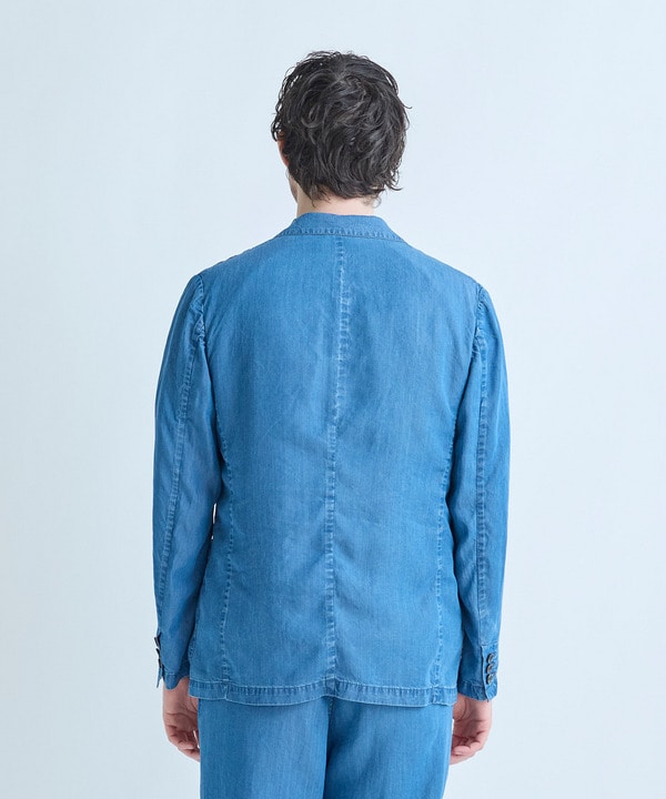 テンセルダンガリーテーラードジャケット 詳細画像 3