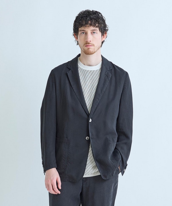 テンセルダンガリーテーラードジャケット 詳細画像 4