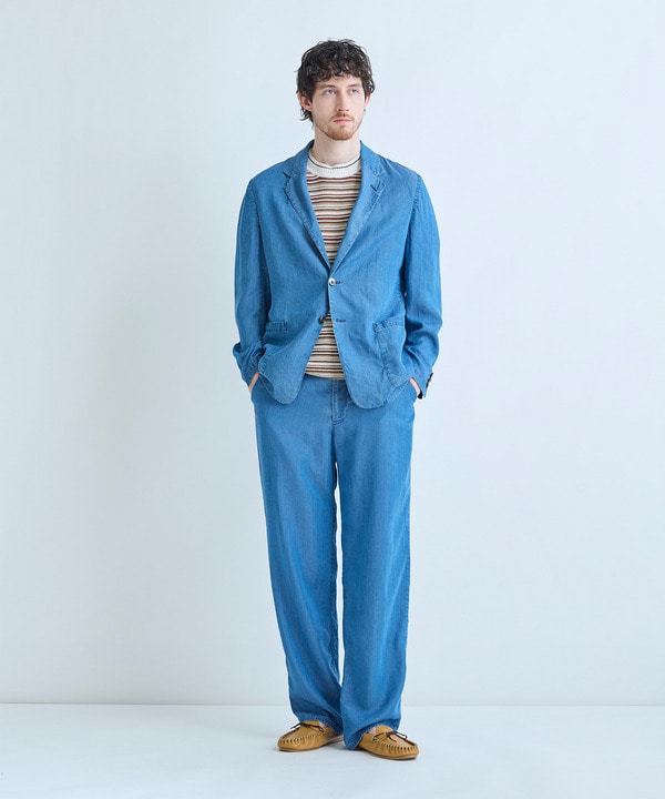 テンセルダンガリーテーラードジャケット 詳細画像 5