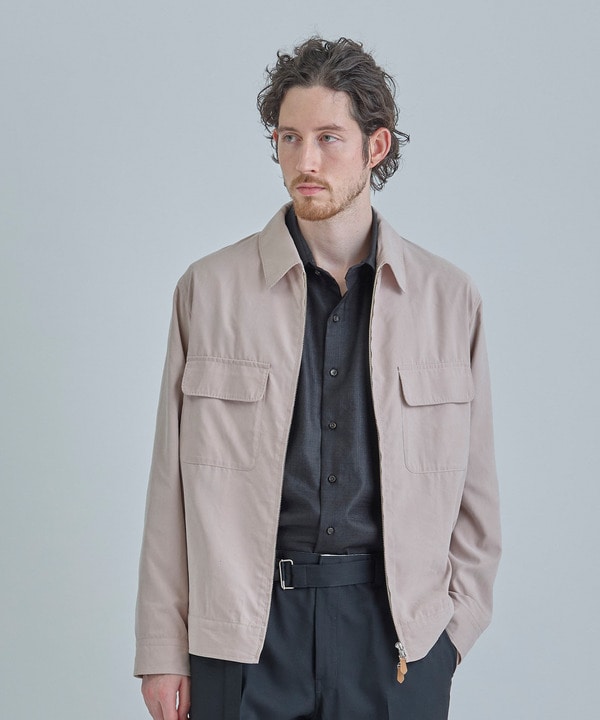 フィブリルピーチ ショートブルゾン 詳細画像 1