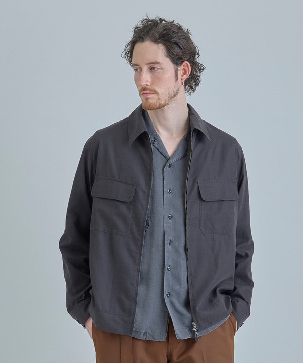 フィブリルピーチ ショートブルゾン 詳細画像 4