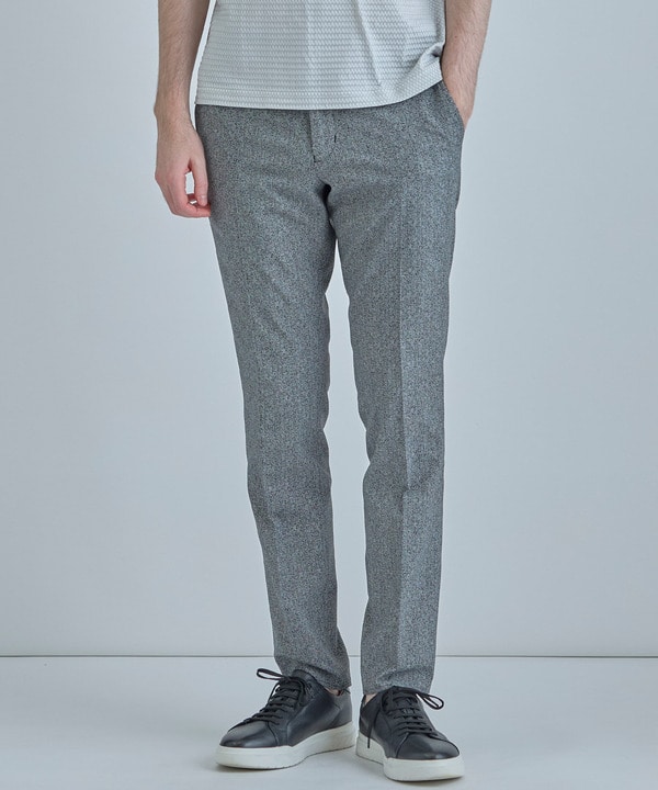 【ACTIVE TAILOR】Dot Air ヘリンボーン&times;千鳥格子/デニム柄 セットアップパンツ＜通気性/吸水速乾/ストレッチ＞ 詳細画像 5