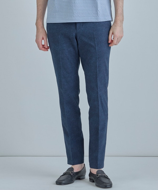 【ACTIVE TAILOR】Dot Air ヘリンボーン&times;千鳥格子/デニム柄 セットアップパンツ＜通気性/吸水速乾/ストレッチ＞ 詳細画像 6