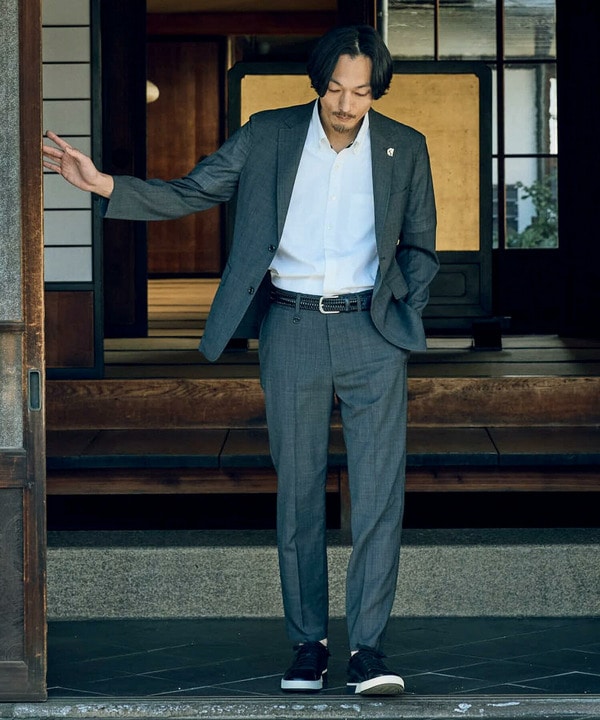 【COLE HAAN/コール ハーン】別注 サマーサイロフィルウールピンチェックパンツ＜通気性＞ 詳細画像 33