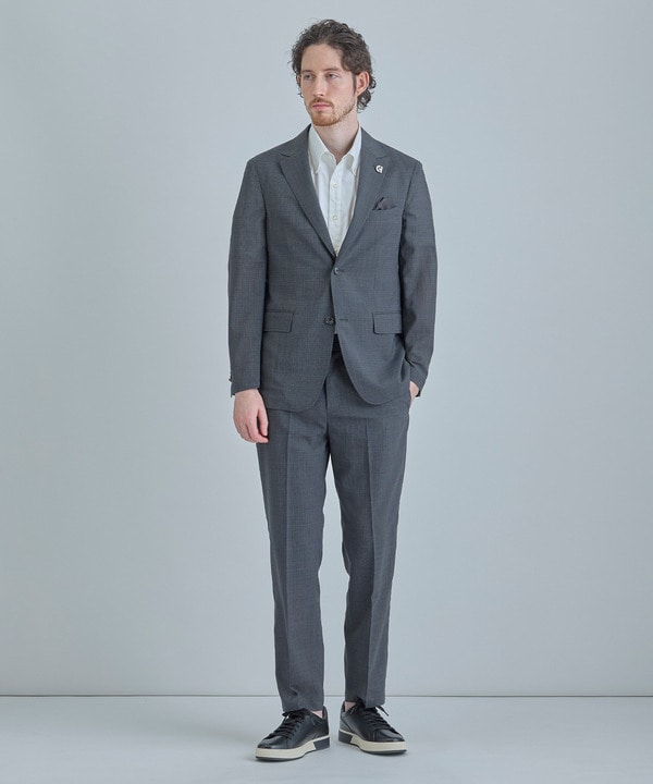 【COLE HAAN/コール ハーン】別注 サマーサイロフィルウールピンチェックパンツ＜通気性＞ 詳細画像 8