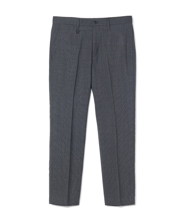 【COLE HAAN/コール ハーン】別注 サマーサイロフィルウールピンチェックパンツ＜通気性＞ 詳細画像 グレー 1