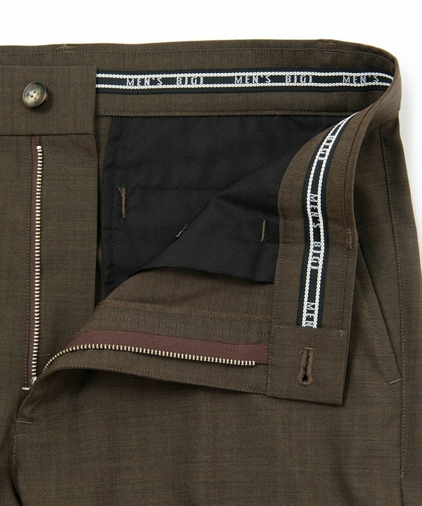 【MARLANE/マルラーネ】ウールシャンブレー リラックスフィットスラックス 詳細画像 10