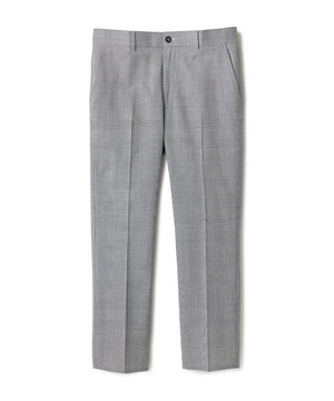 SMART MERINOウールトロピカル/グレンチェック パンツ＜防シワ＞＜軽量＞＜ストレッチ＞