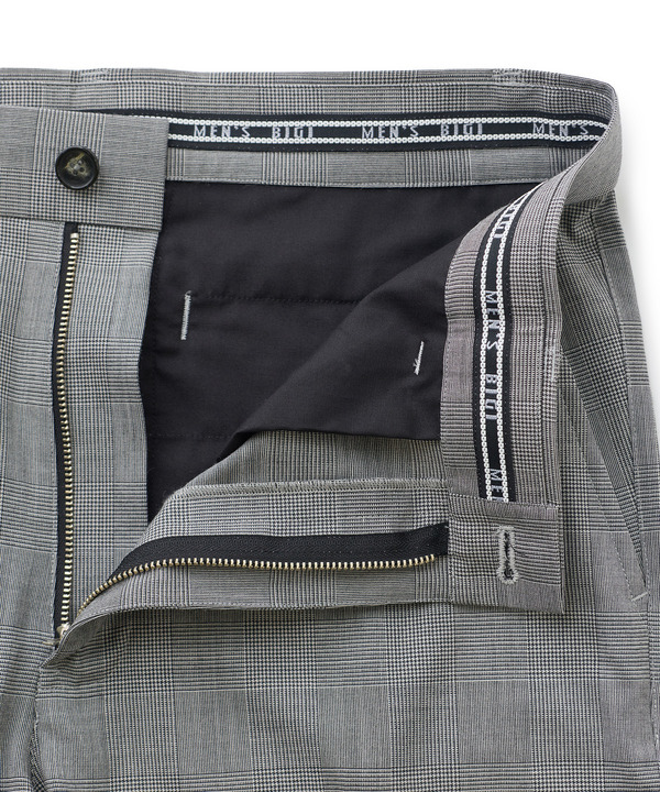 SMART MERINOウールトロピカル/グレンチェック パンツ＜防シワ＞＜軽量＞＜ストレッチ＞ 詳細画像 13