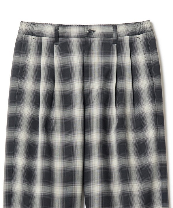 SMART MERINO/ヴィスコースリネン 2タックイージーパンツ＜軽量/通気性＞＜ストレッチ＞ 詳細画像 1