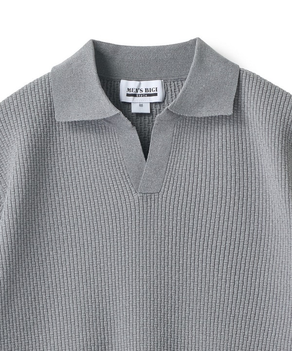 バンブーリンクス スキッパーニットポロ 詳細画像 1