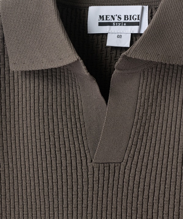 バンブーリンクス スキッパーニットポロ 詳細画像 8