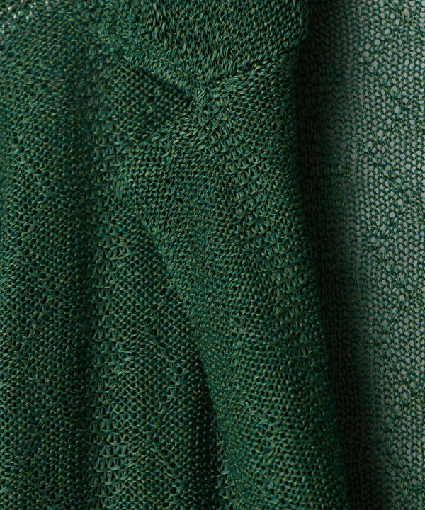 変形アーガイルシアーニットジャケット 詳細画像 13