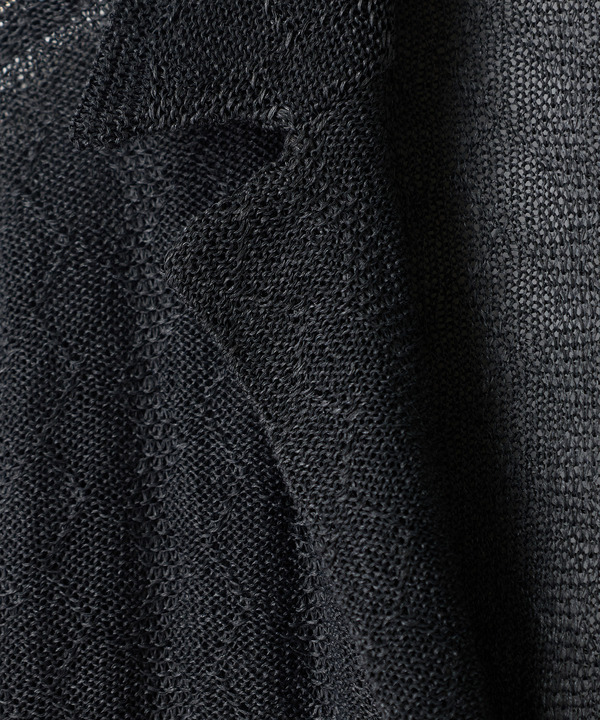 変形アーガイルシアーニットジャケット 詳細画像 18