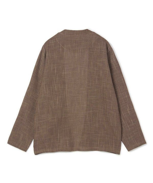 トリッカーカラミ ノーカラーカーディガン 詳細画像 12