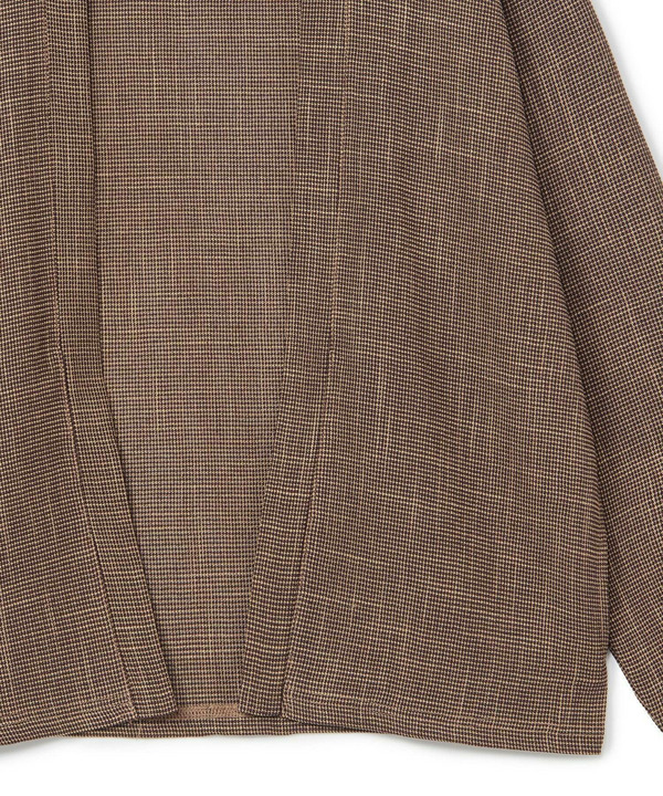 トリッカーカラミ ノーカラーカーディガン 詳細画像 9