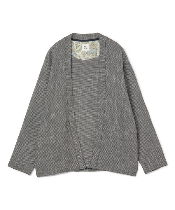 トリッカーカラミ ノーカラーカーディガン 詳細画像 ブラック 1