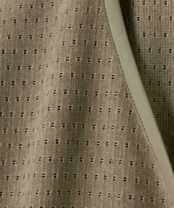 シアーメッシュスエード ジップカーディガン＜通気性＞＜ストレッチ＞ 詳細画像 19