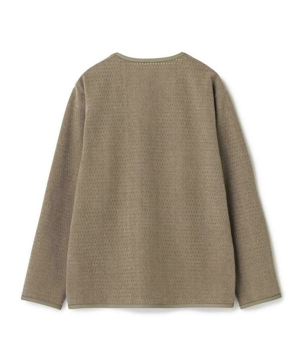 シアーメッシュスエード ジップカーディガン＜通気性＞＜ストレッチ＞ 詳細画像 20