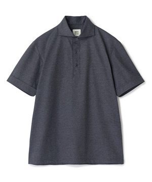 ドットメッシュジャージカッタウェイポロシャツ＜通気性、接触冷感＞