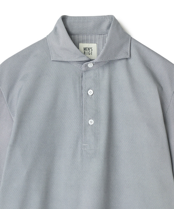 ドットメッシュジャージカッタウェイポロシャツ＜通気性、接触冷感＞ 詳細画像 11