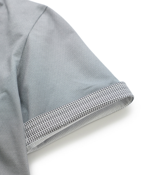 ドットメッシュジャージカッタウェイポロシャツ＜通気性、接触冷感＞ 詳細画像 15