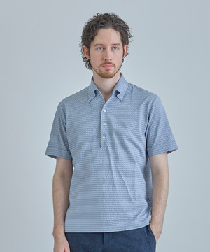 【ACTIVE TAILOR】ニットサッカーポロシャツ<COOL MAX/吸水速乾>