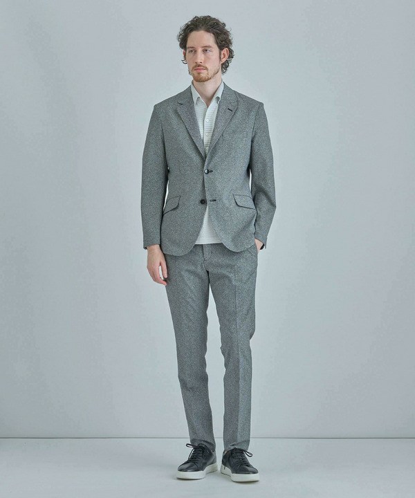 【ACTIVE TAILOR】ニットサッカーポロシャツ<COOL MAX/吸水速乾> 詳細画像 7